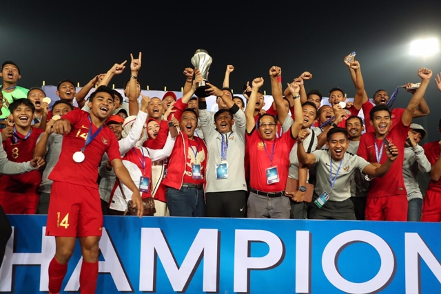 Tim Indonesia Juara AFF U-22, Bonus Rp 2,1 Miliar Menanti